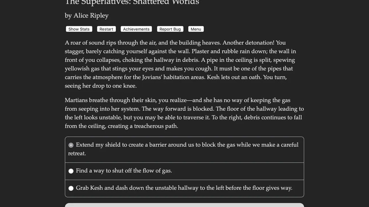 The Superlatives: Shattered Worlds screenshot 1
