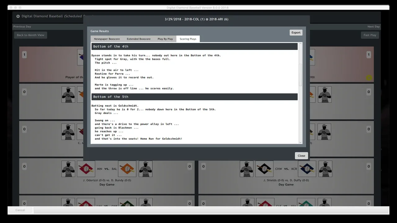 Digital Diamond Baseball V8 screenshot 6