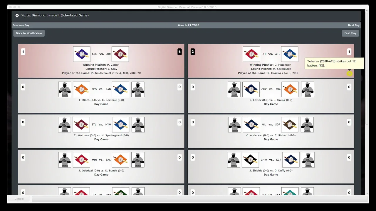 Digital Diamond Baseball V8 screenshot 10