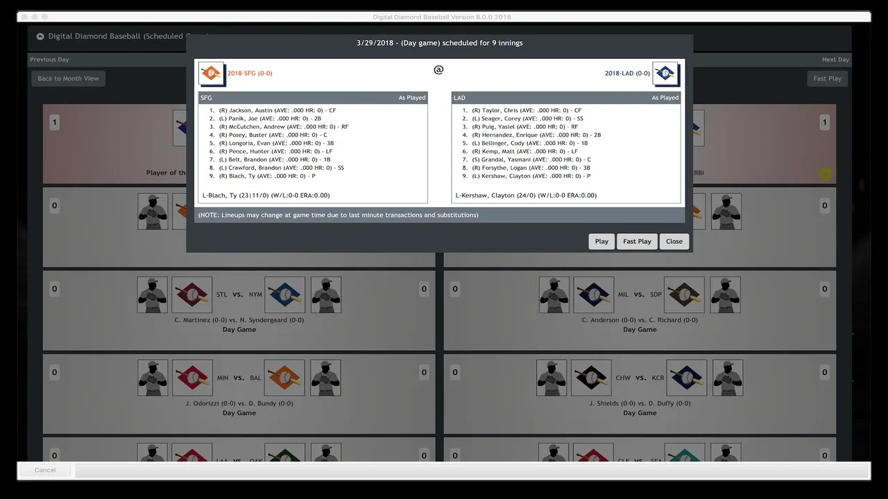 Digital Diamond Baseball V8 screenshot 8