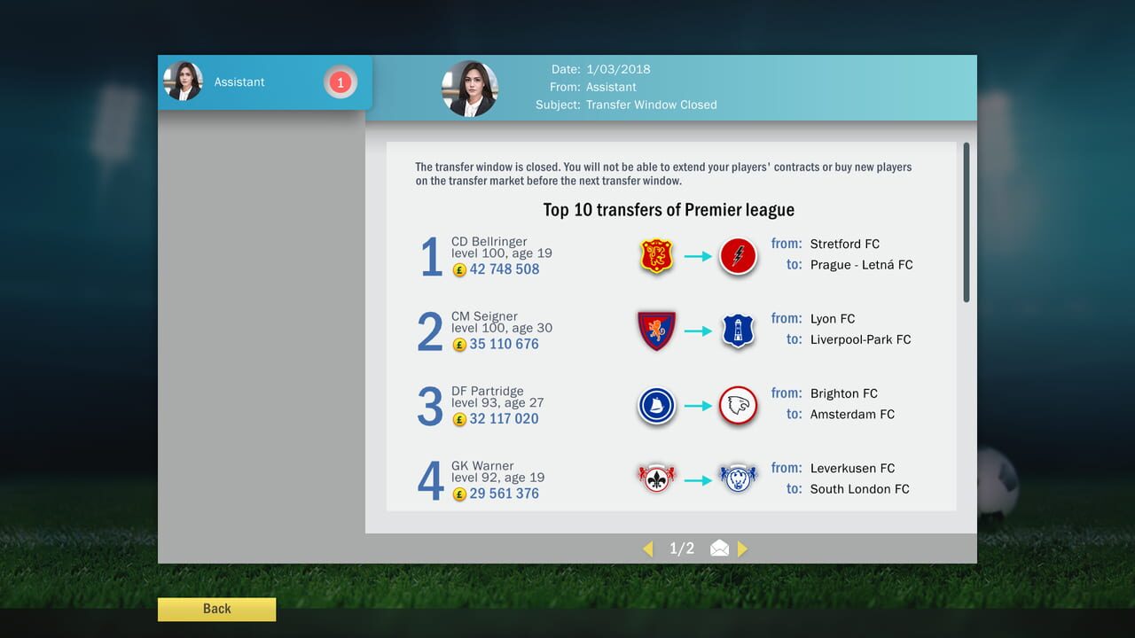 Football, Tactics & Glory Image