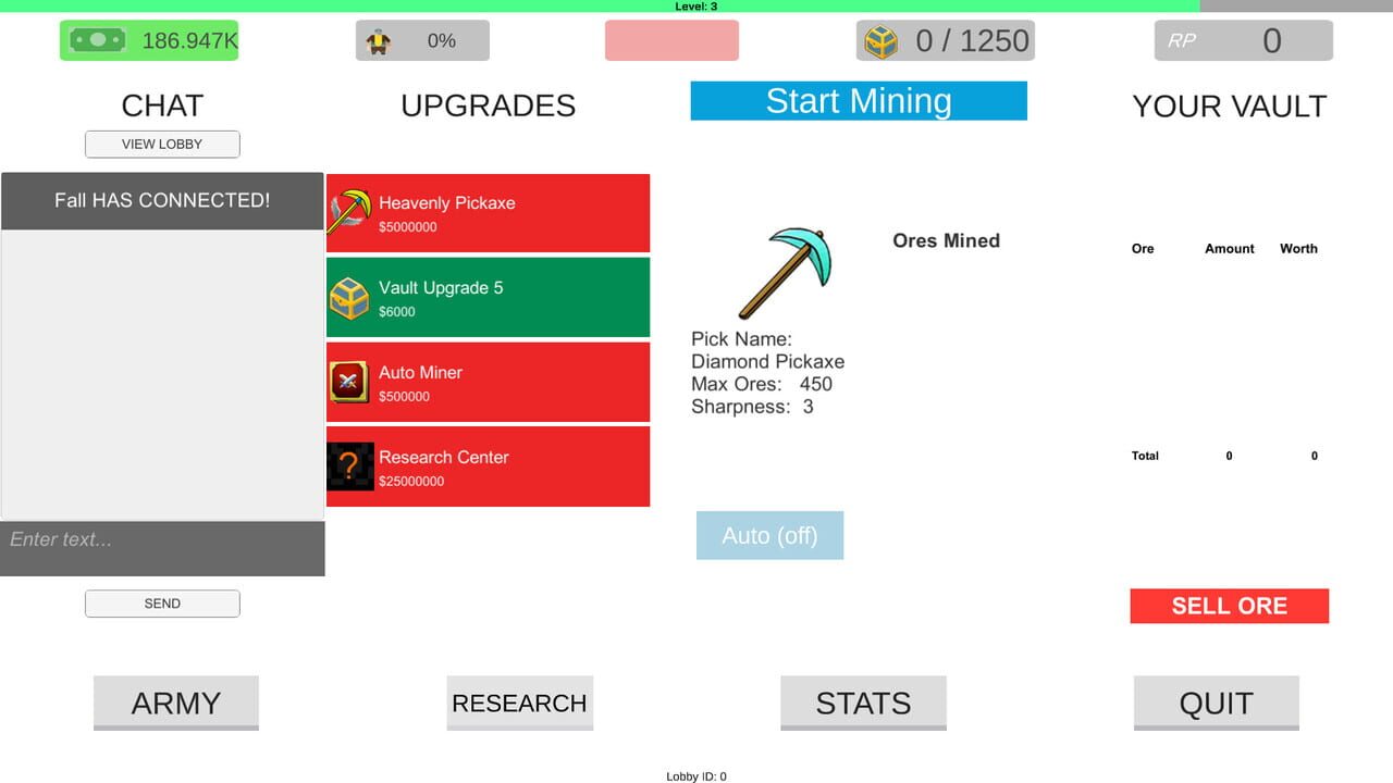 A Mining Game — Screenshot 2