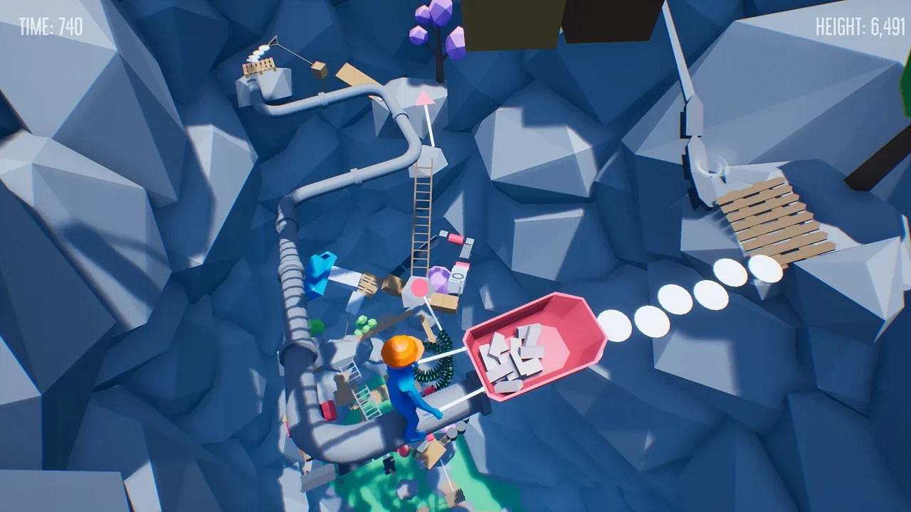 Climb With Wheelbarrow screenshot 2