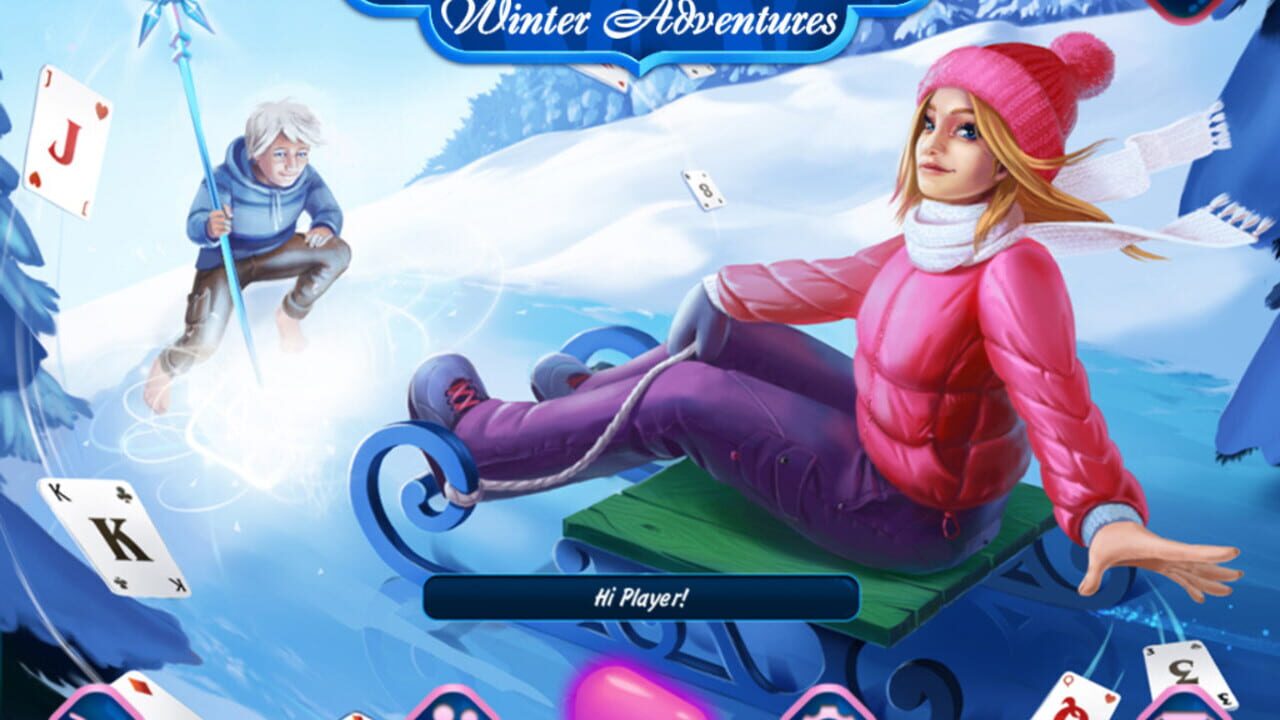 Solitaire: Jack Frost Winter Adventures — Screenshot 1
