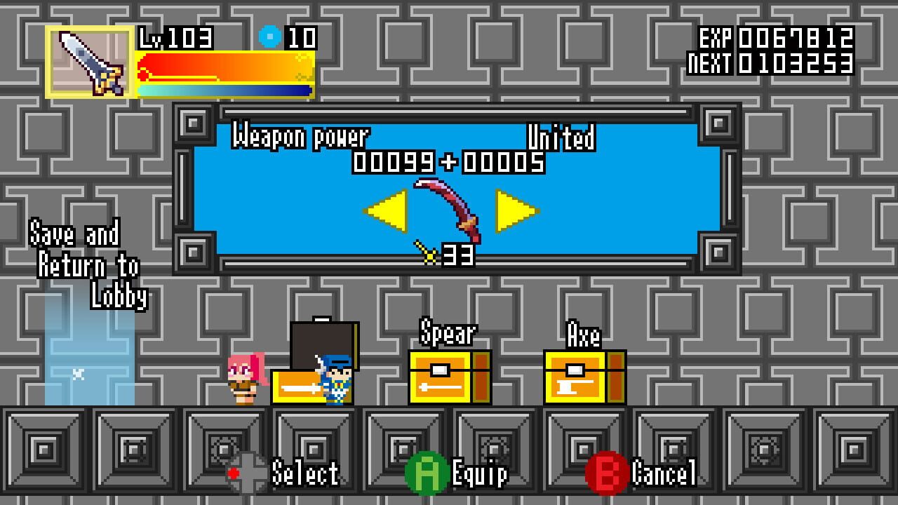 Square Weapons Dungeon — Screenshot 2