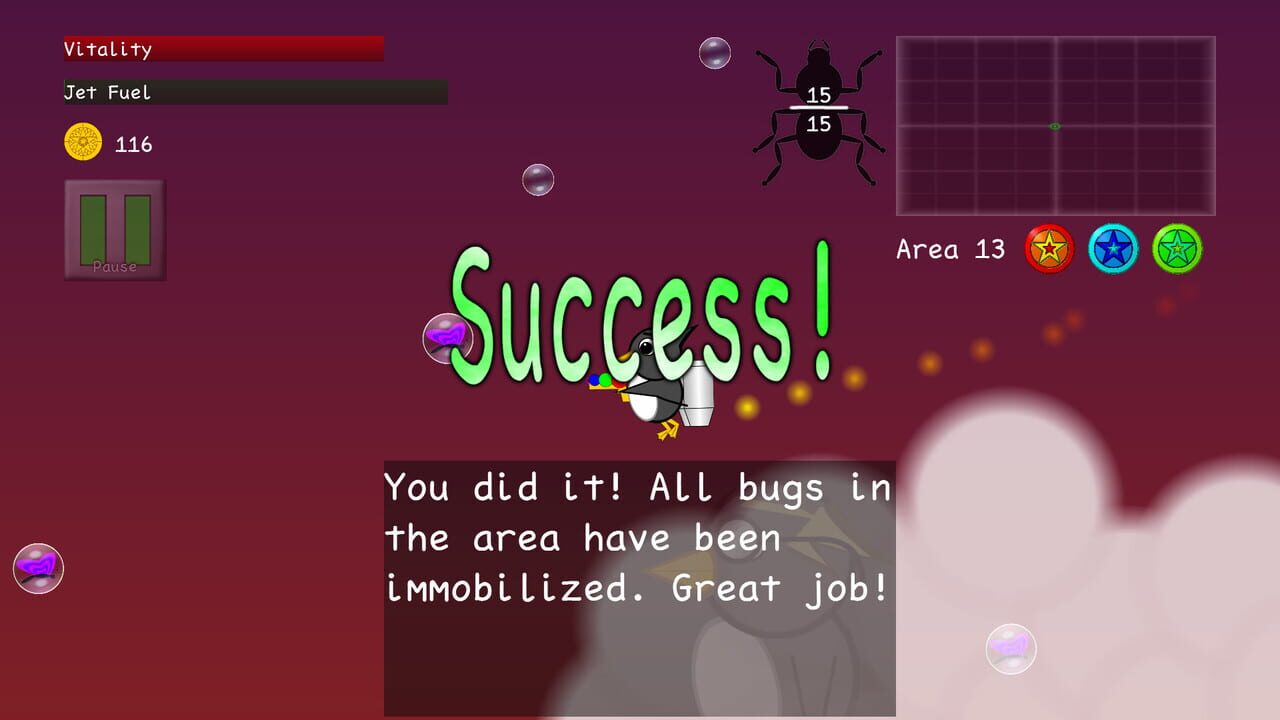 Penguins vs. Bugs — Screenshot 1