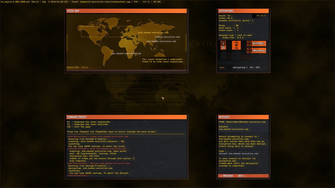 Hacker Evolution - 2019 HD remaster — Screenshot 5
