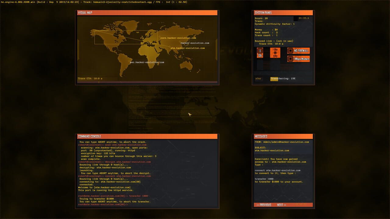 Hacker Evolution - 2019 HD remaster — Screenshot 4