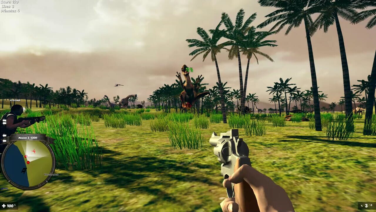 Dinosaur Hunting Patrol 3D Multiplayer Online — Screenshot 1
