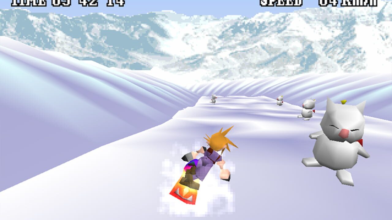 Final Fantasy VII Snowboarding Image