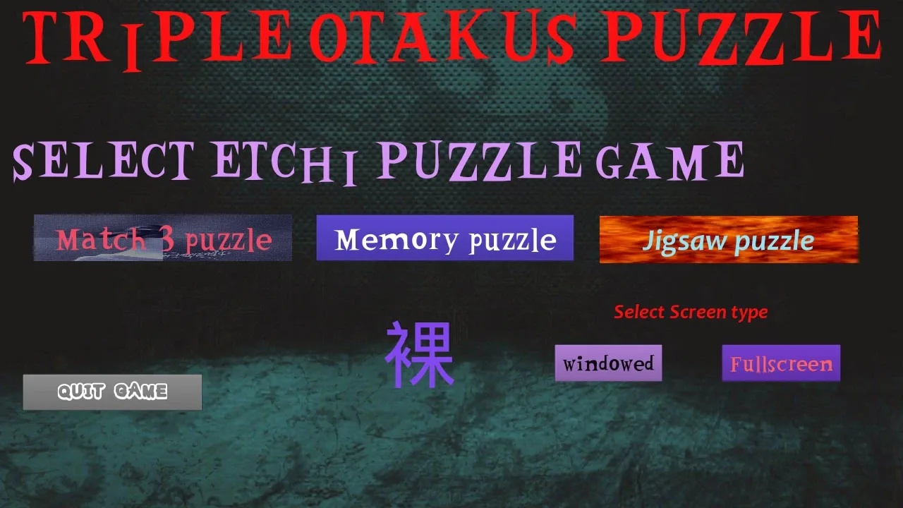 Triple Otakus Puzzle screenshot 8