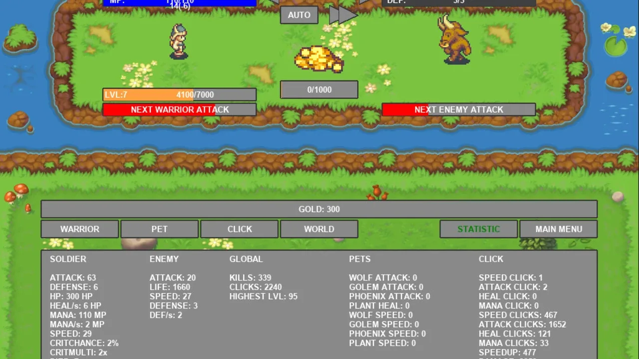 Idle Warrior screenshot 5