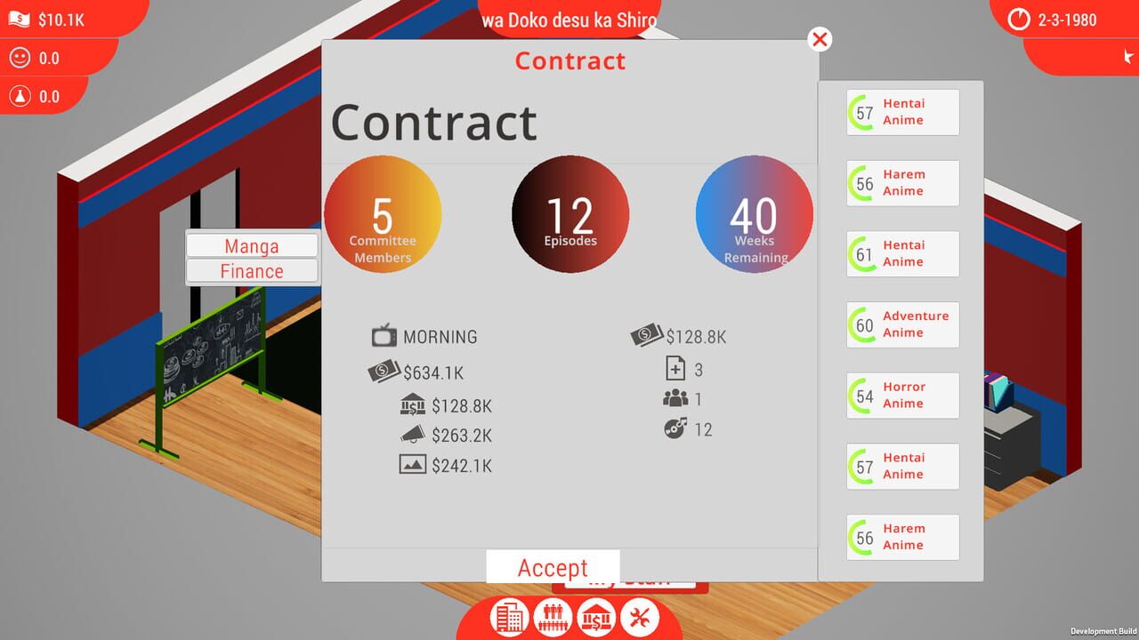 Anime Studio Tycoon — Screenshot 2
