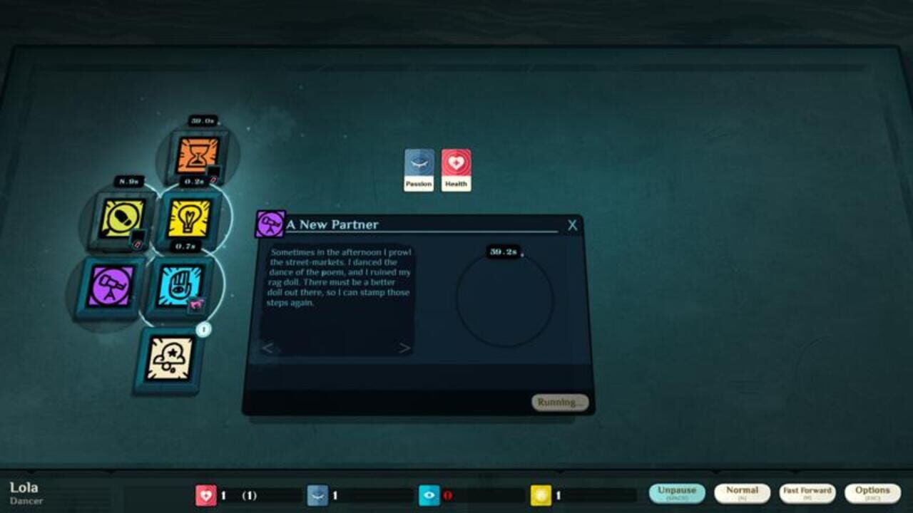 Cultist Simulator: The Dancer — Screenshot 1