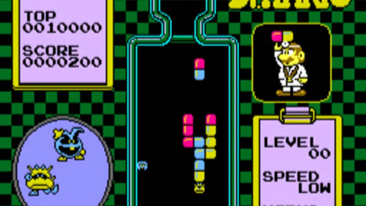 Vs. Dr. Mario banner