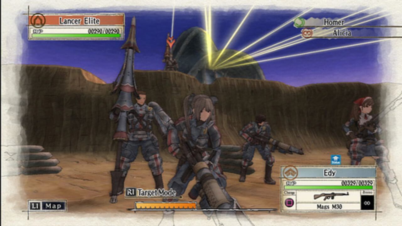 Valkyria Chronicles: Challenge of the Edy Detachment — Screenshot 2