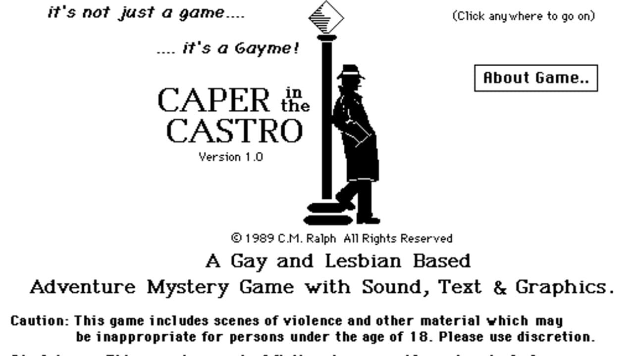 Caper in the Castro Screenshot 1