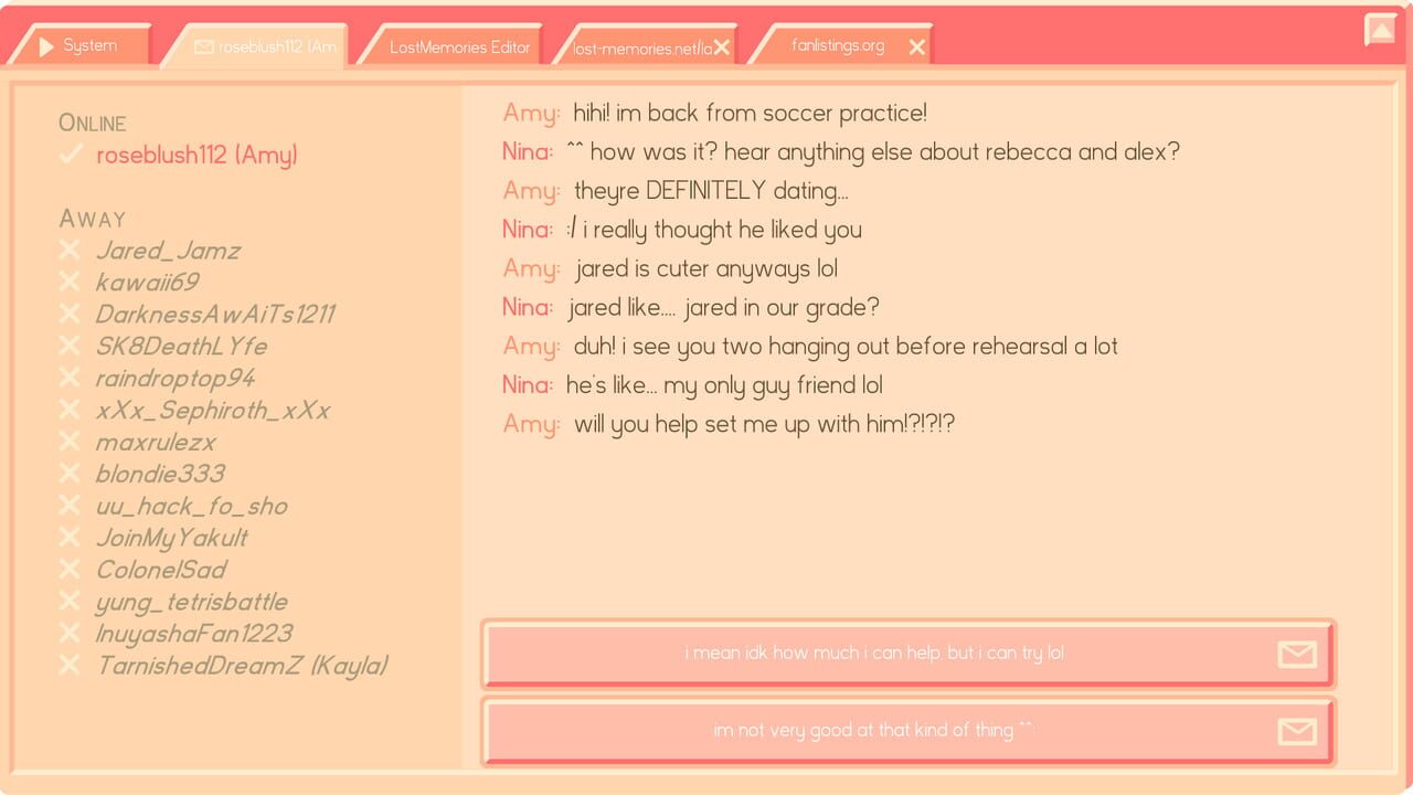 Lost Memories Dot Net — Screenshot 2
