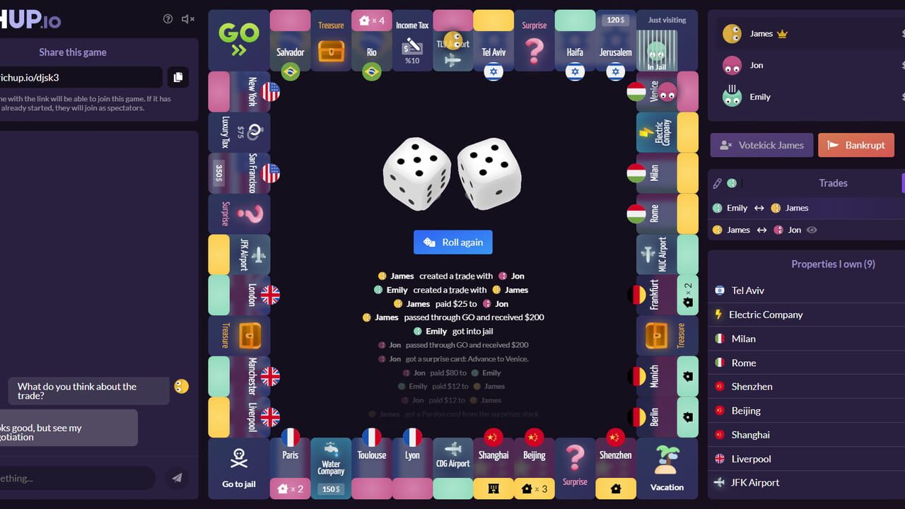 Richup.io Screenshot 1