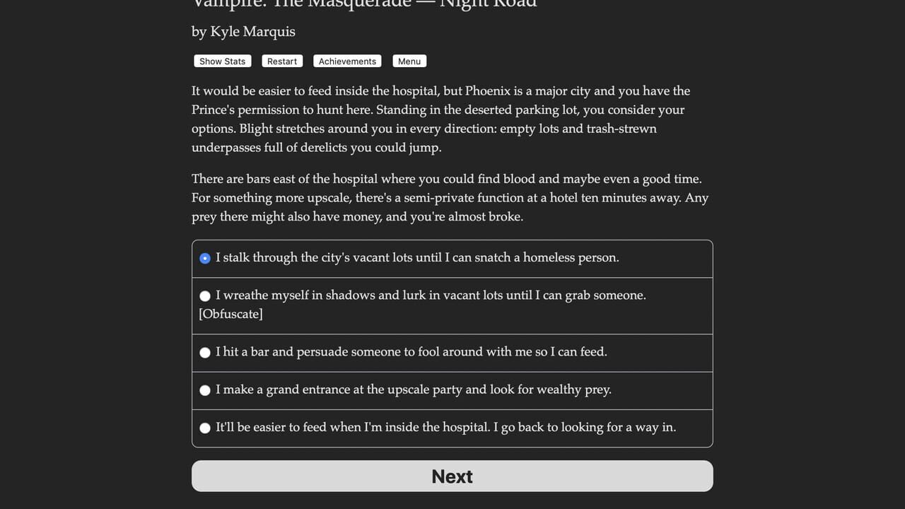 Vampire: The Masquerade - Night Road Image