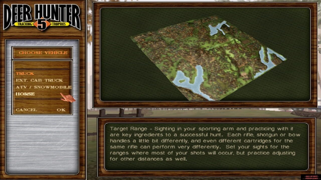 deer hunter 5 tracking trophies maps