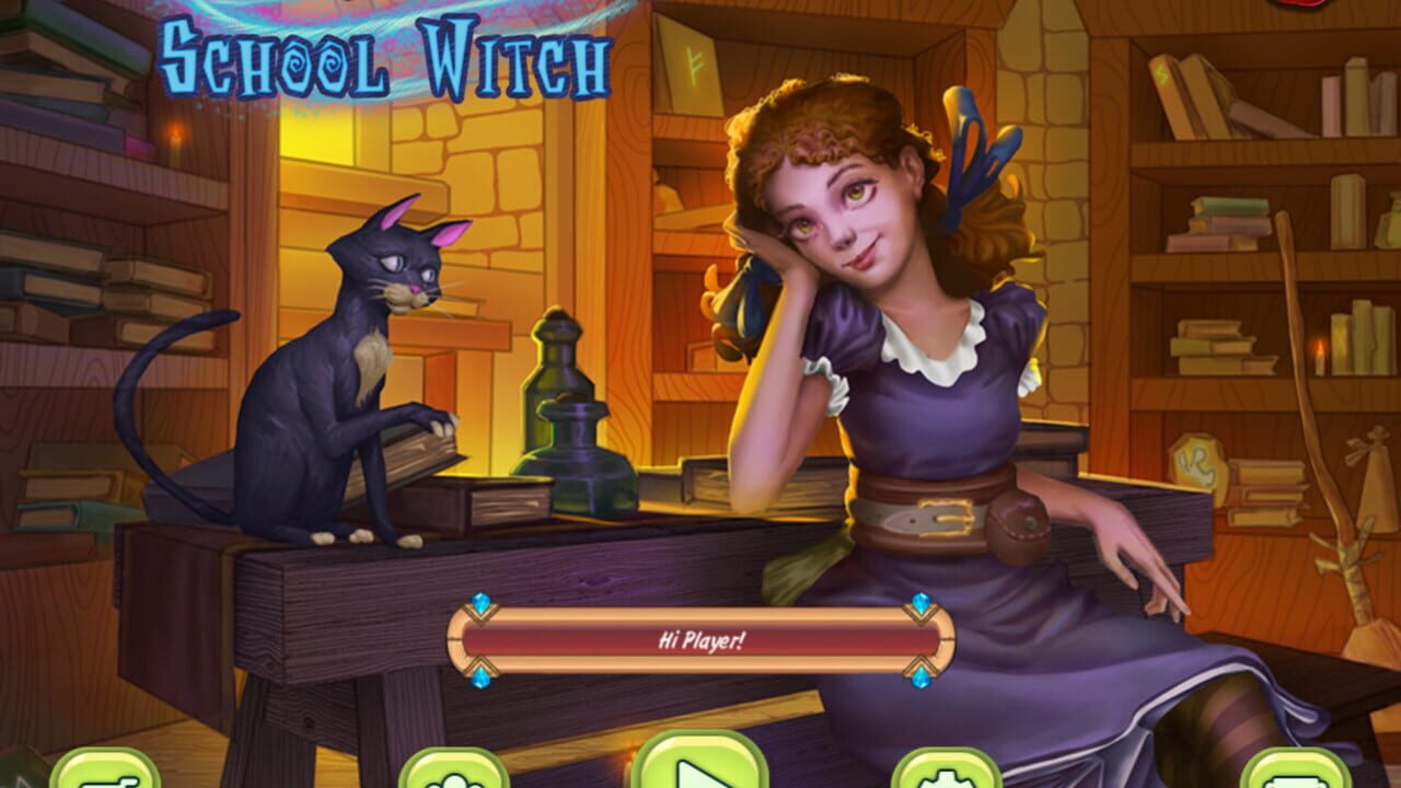 Sweet Solitaire: School Witch Image