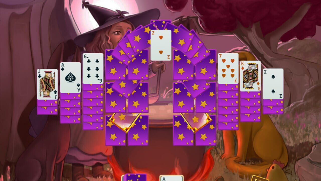 Sweet Solitaire: School Witch Image