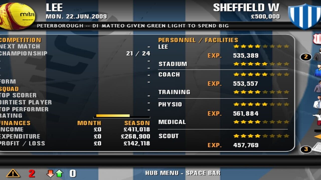 Premier Manager 10 — Screenshot 3