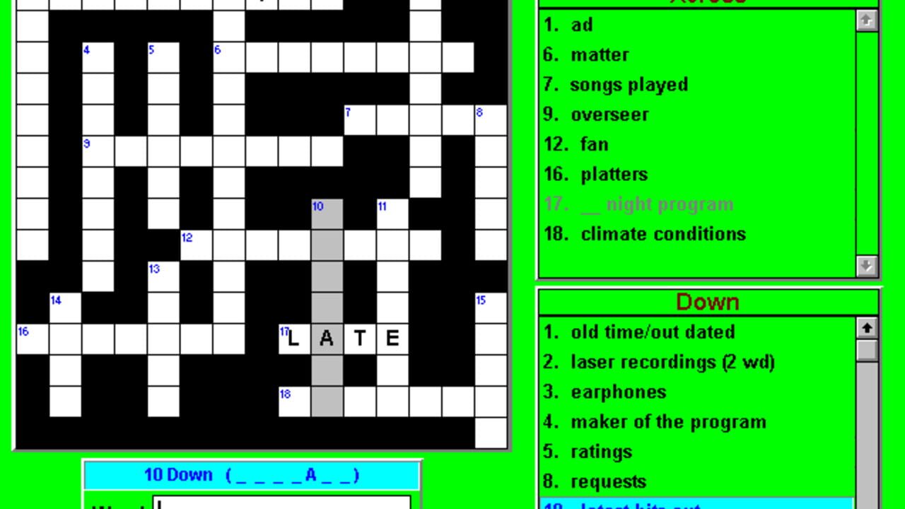 Crosswords & More for Windows — Screenshot 3