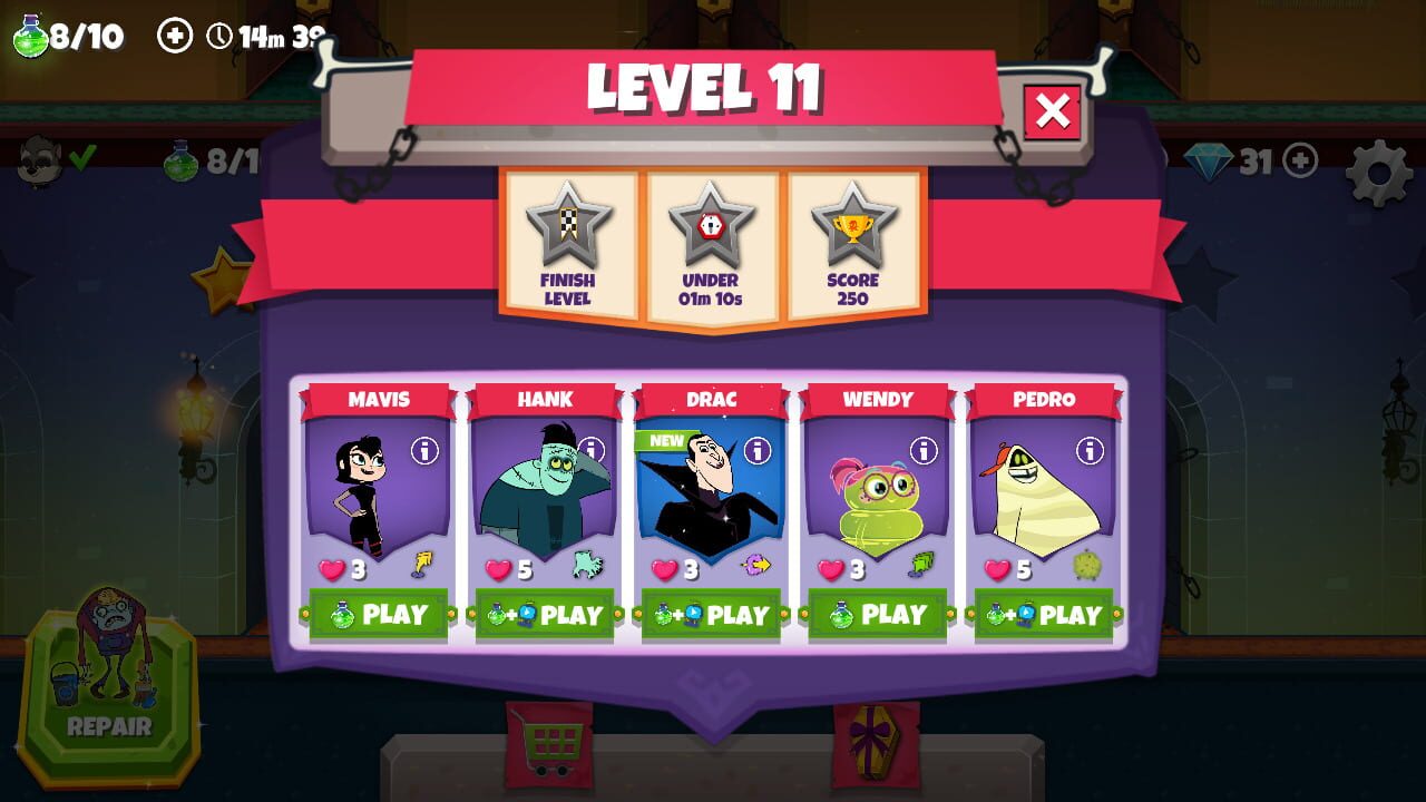 Hotel Transylvania Adventures: Run, Jump, Build! — Screenshot 3