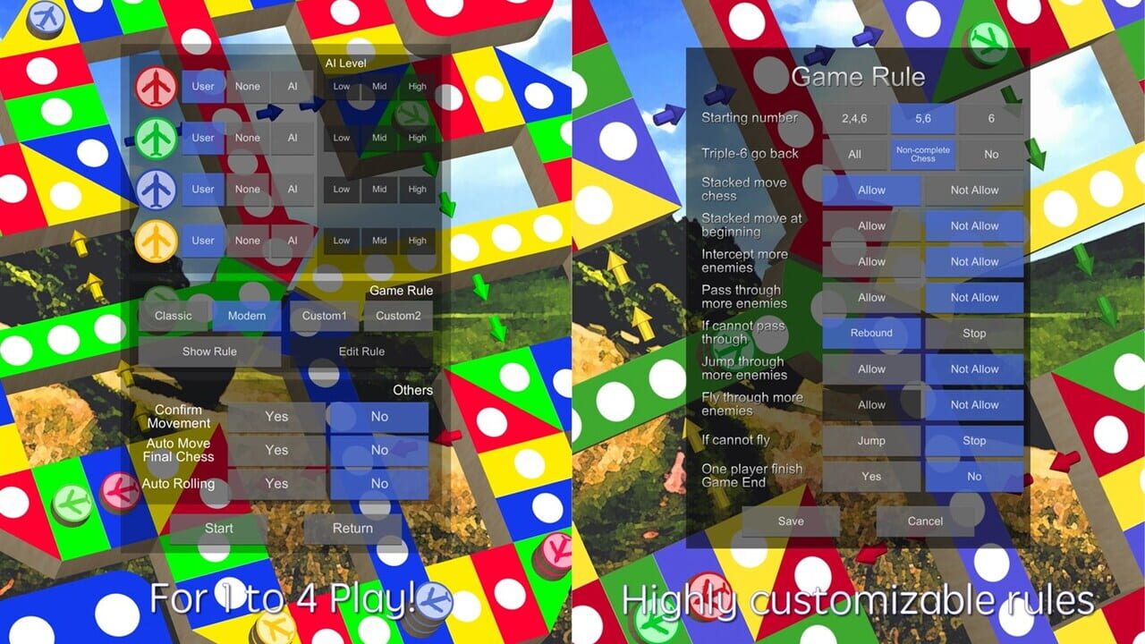 Aeroplane Chess 3D Image