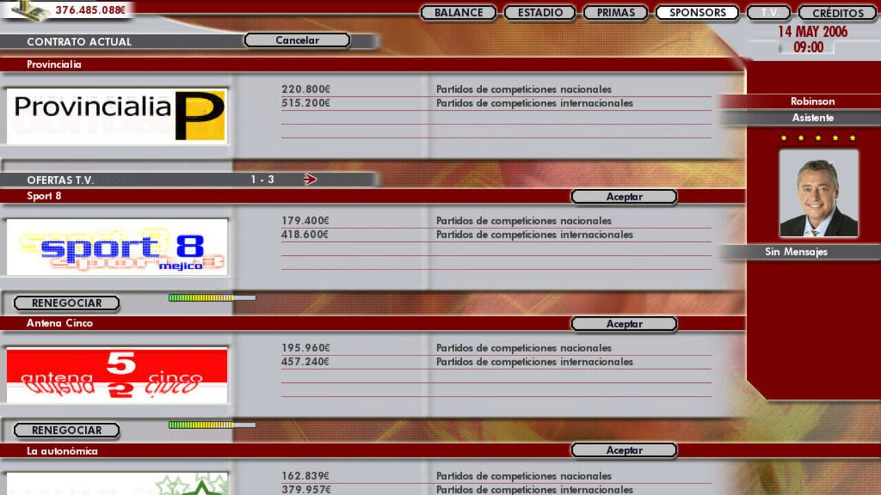 PC Fútbol 2006 — Screenshot 2