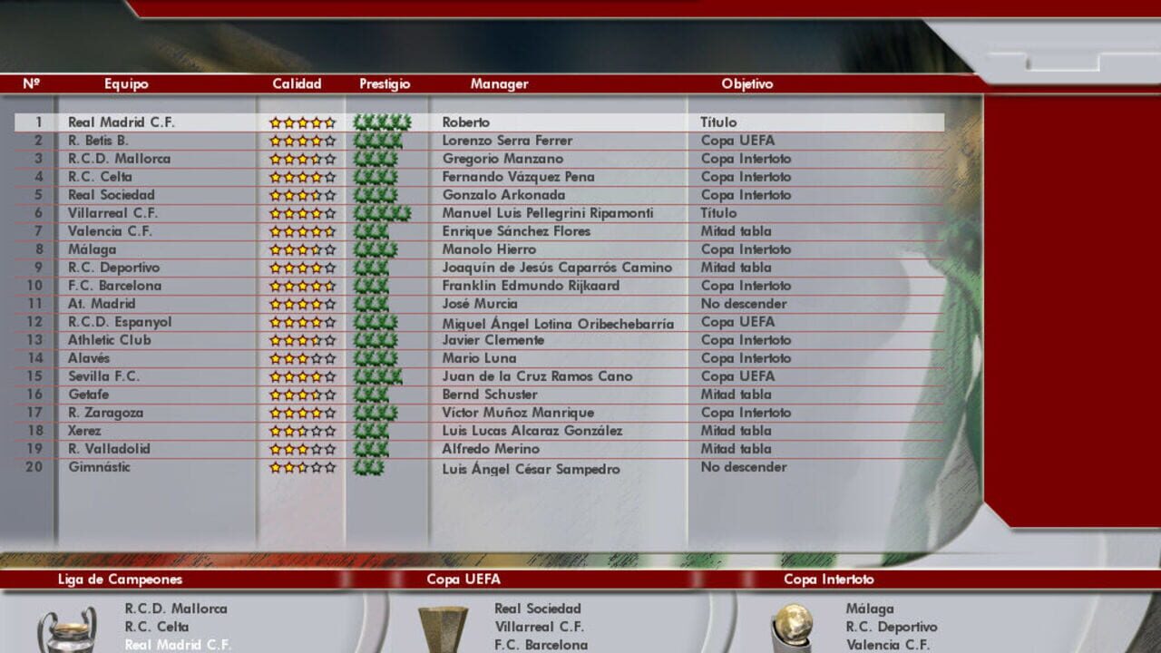 PC Fútbol 2006 — Screenshot 3