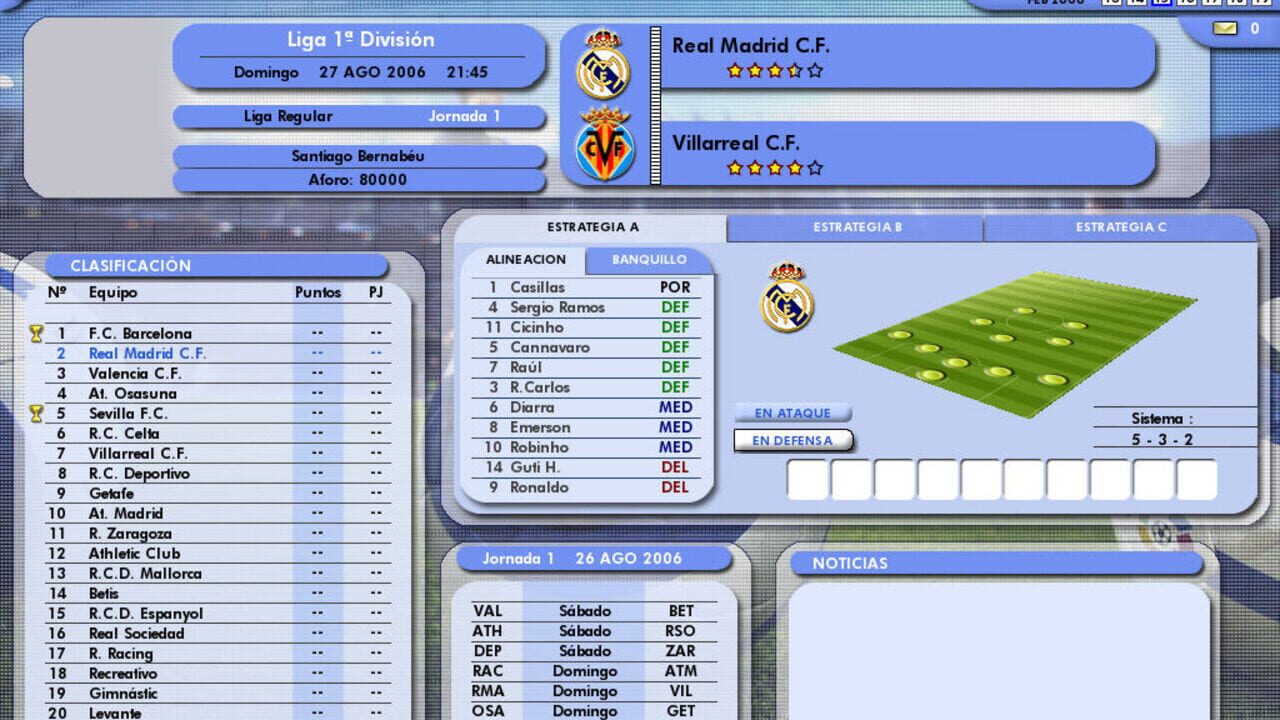PC Fútbol 2007 — Screenshot 2