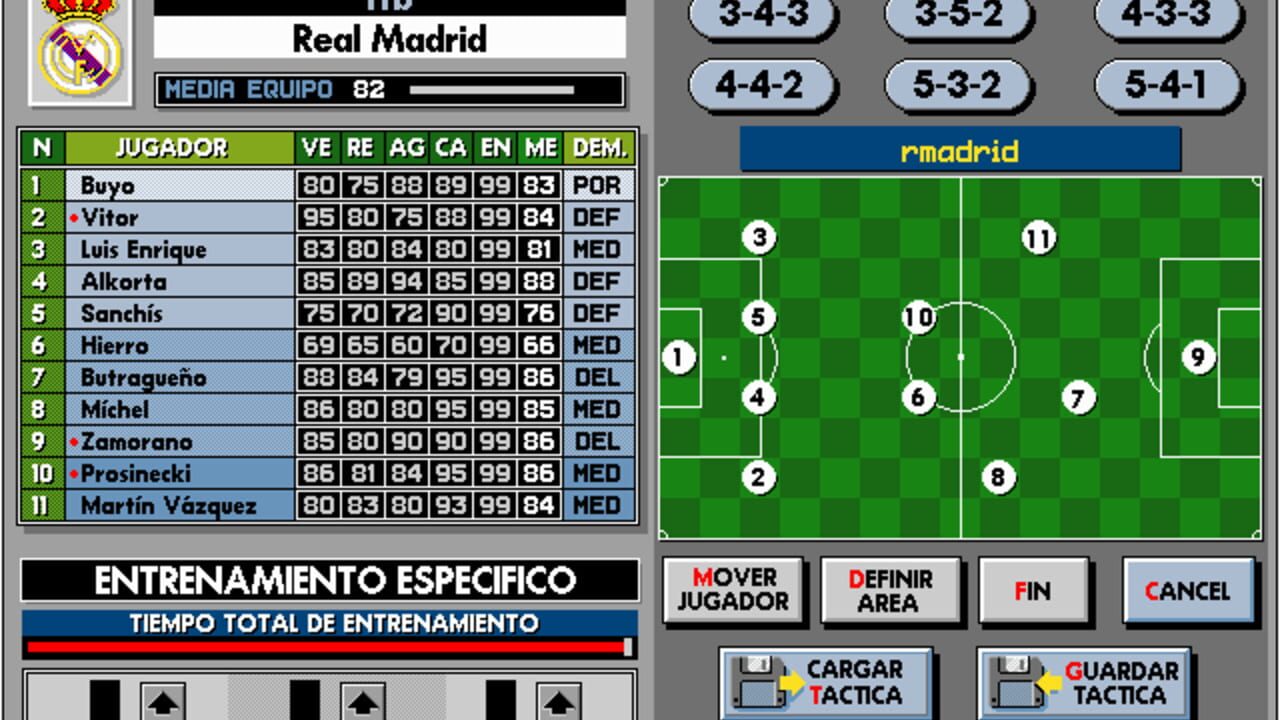 PC Fútbol Edición Oro — Screenshot 2