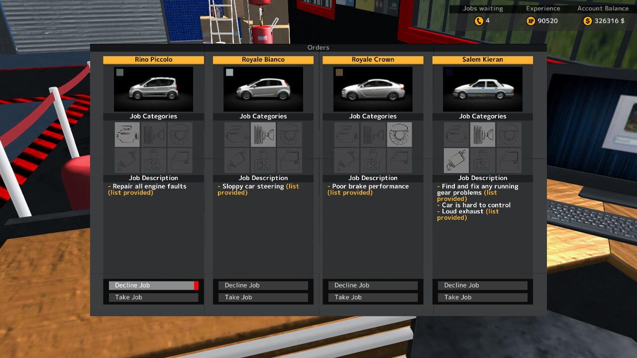 Car Mechanic Simulator: Pocket Edition — Screenshot 1