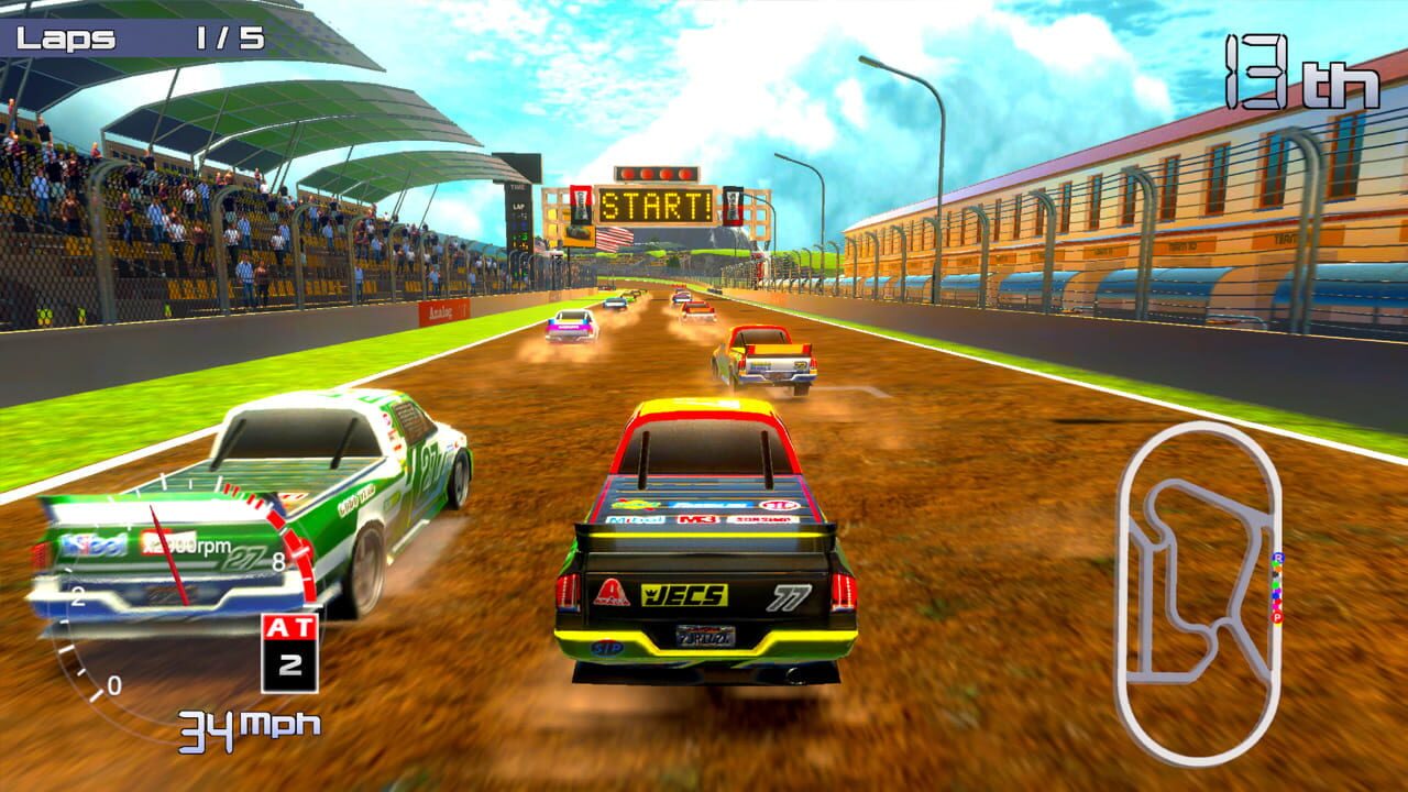 Speed Truck Racing Image