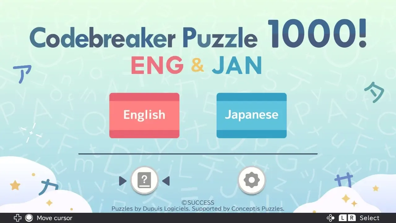 Codebreaker Puzzle 1000! ENG & JAN screenshot 1