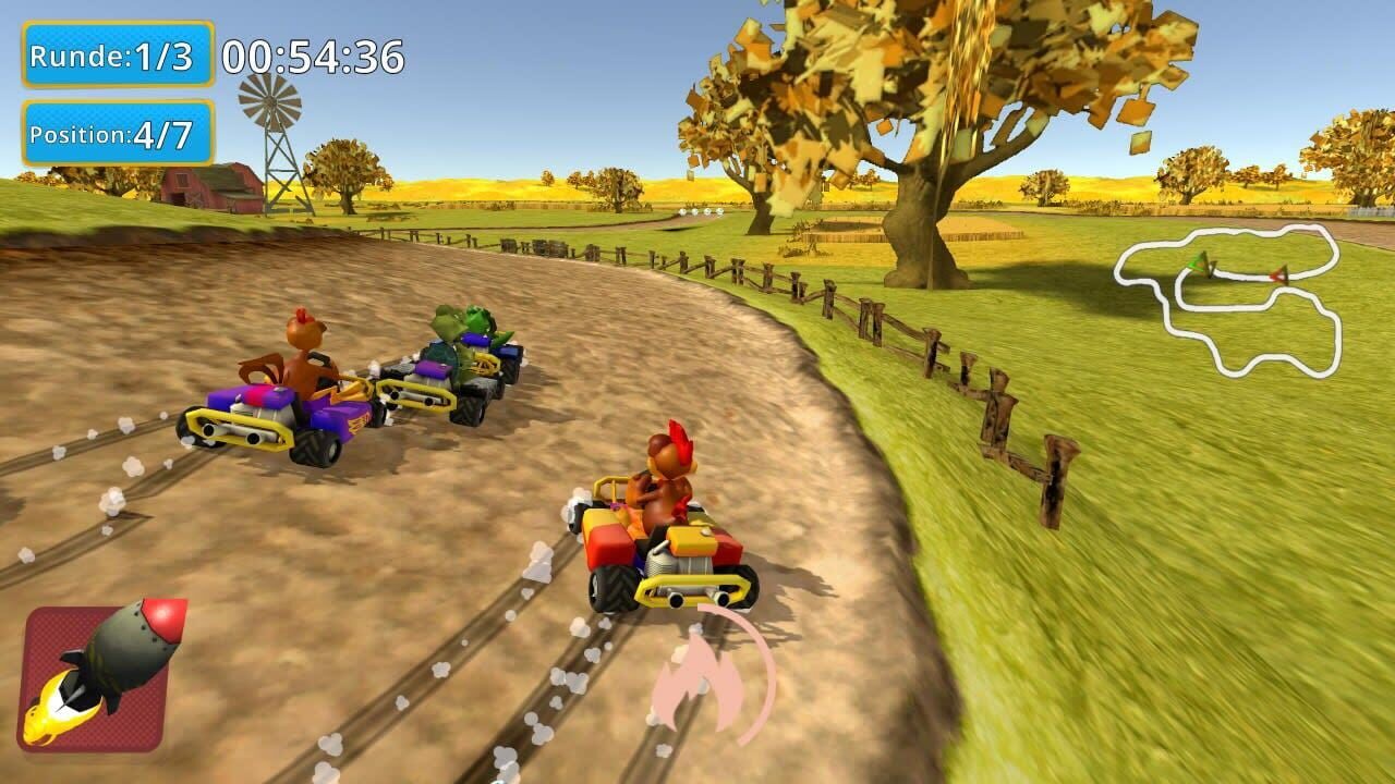 Crazy Chicken Kart 2 — Screenshot 2