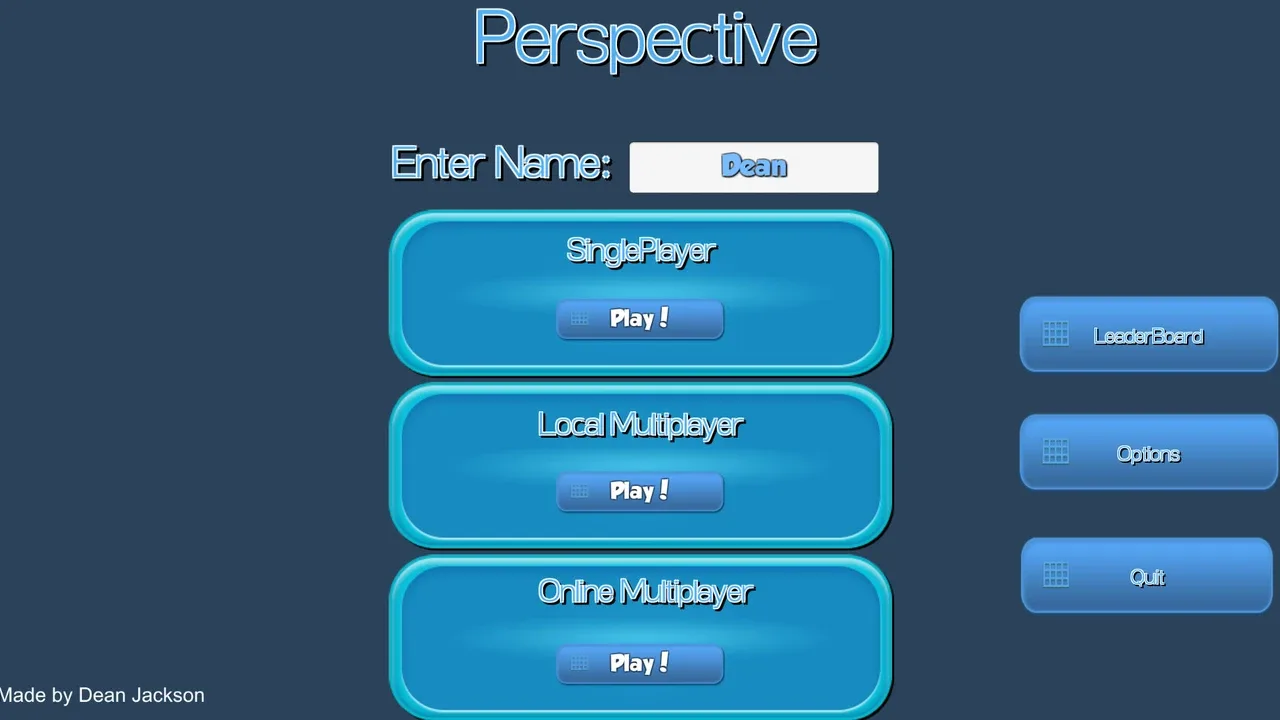 Perspective banner