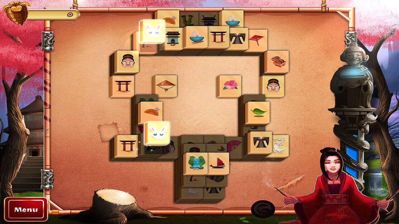 2D Mahjong Temple Image