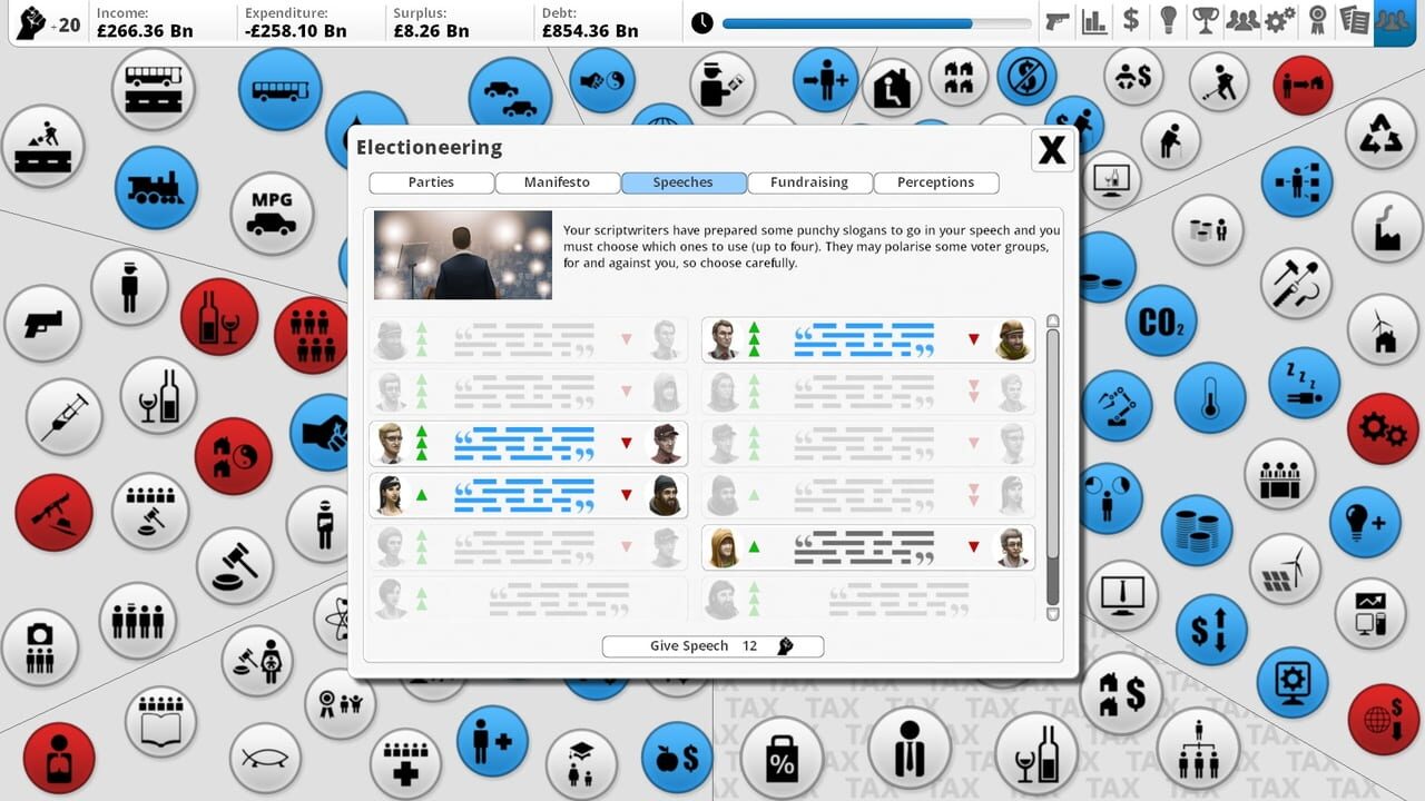 Democracy 3: Electioneering — Screenshot 3