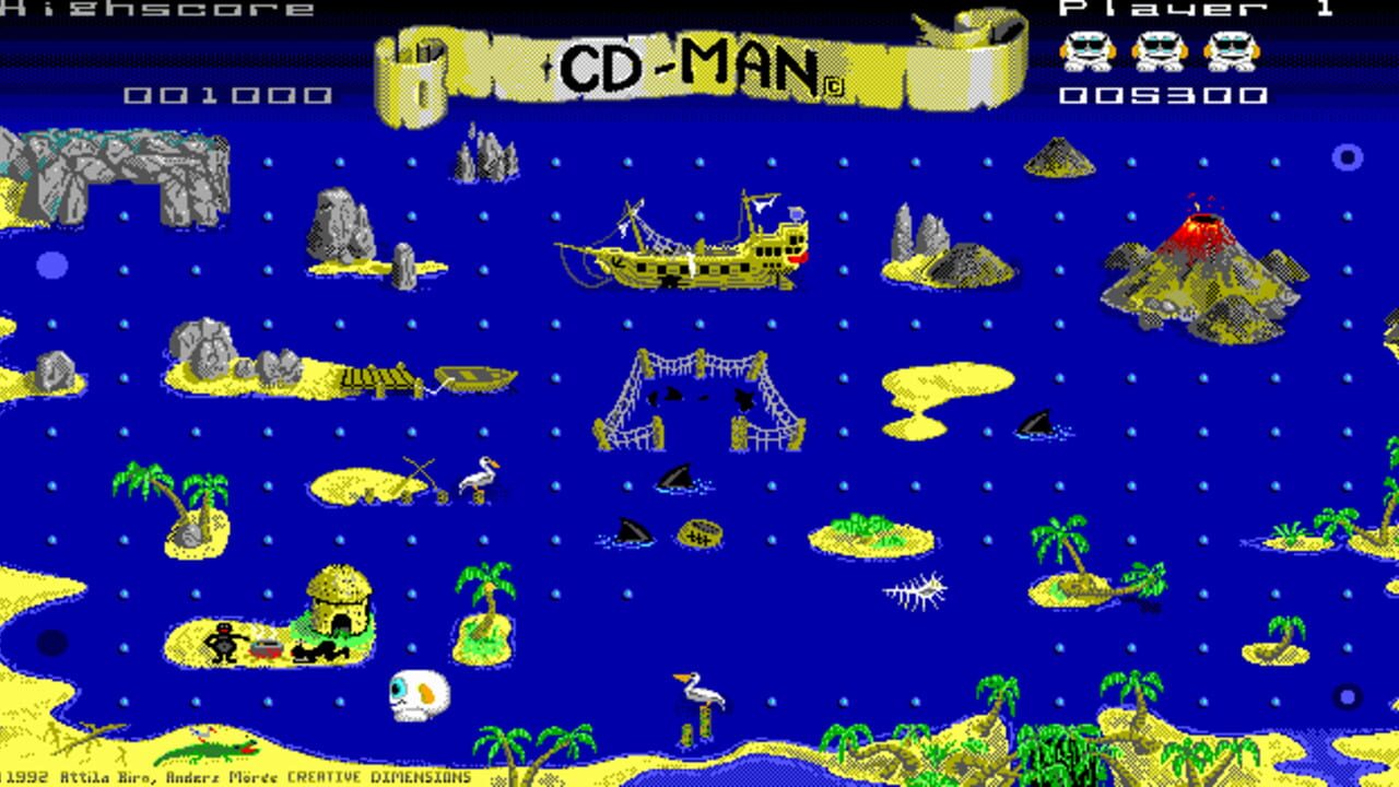 CD-Man Version 2.0 Screenshot 1