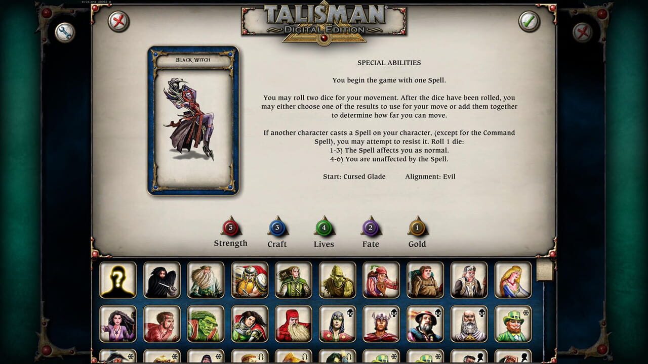 Talisman: Digital Edition - Black Witch Image