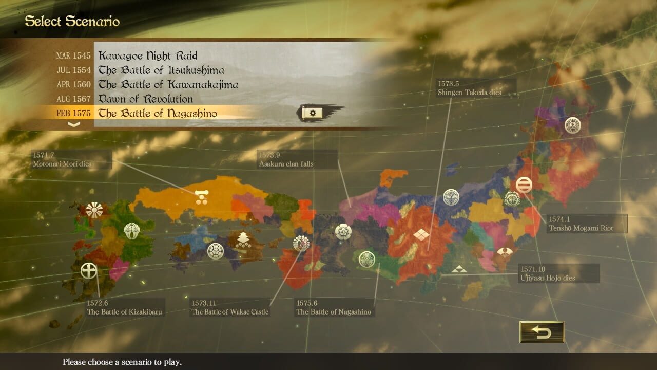 Nobunaga's Ambition: Taishi - The Battle of Nagashino Scenario Image