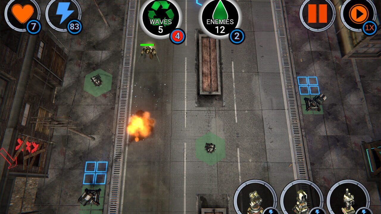 Cyborgs Attack — Screenshot 1