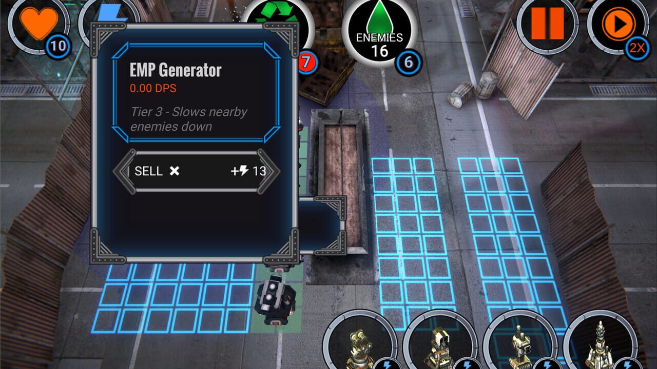 Cyborgs Attack — Screenshot 2