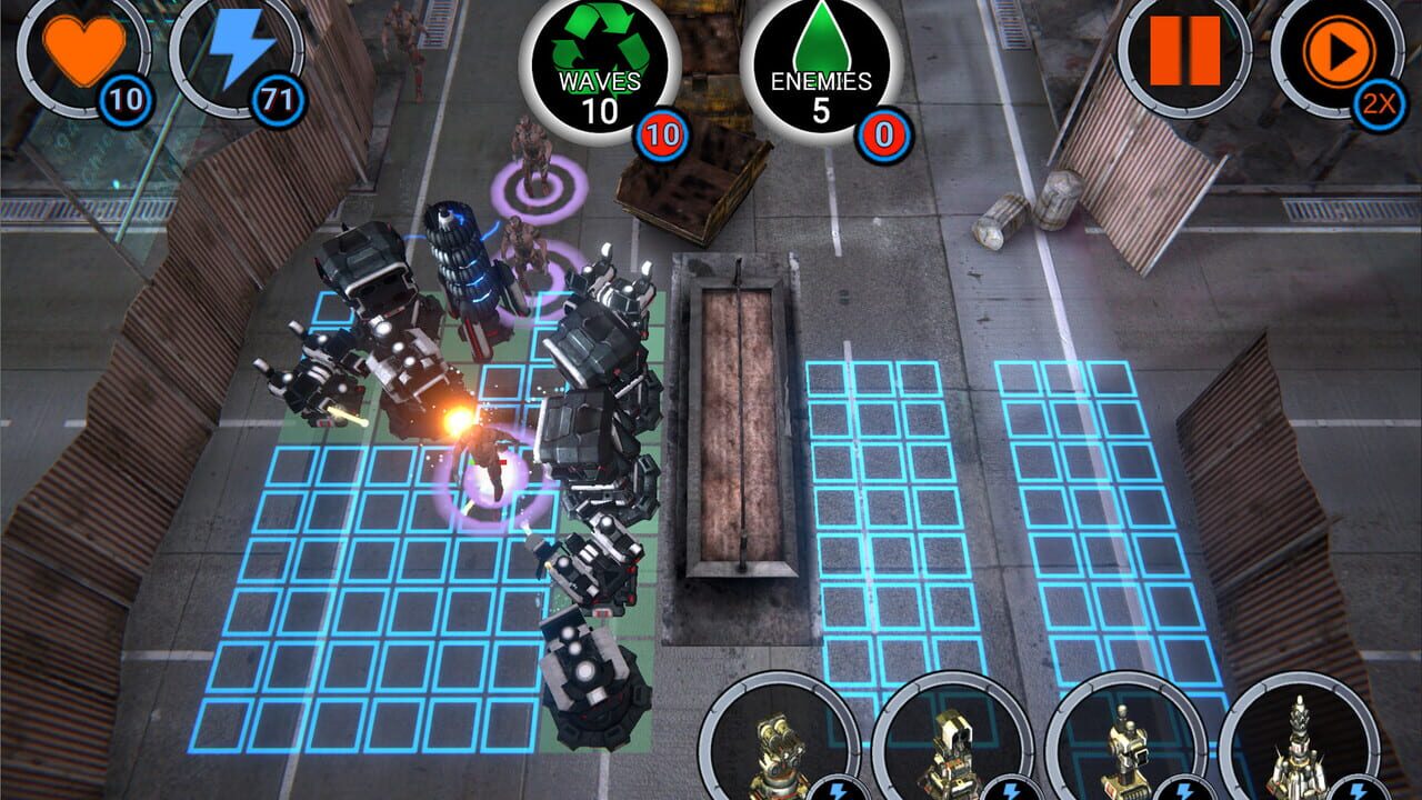 Cyborgs Attack — Screenshot 4