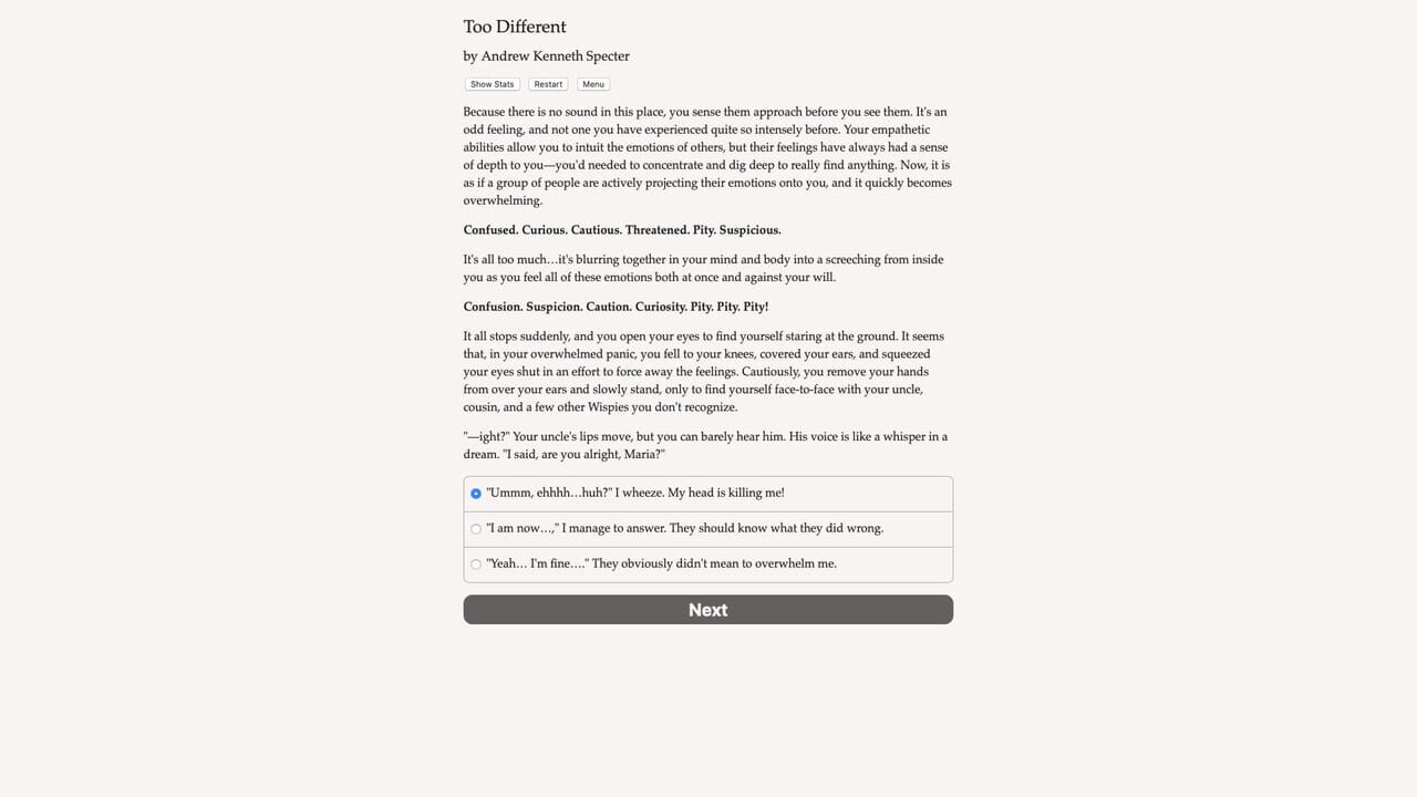 Too Different — Screenshot 4