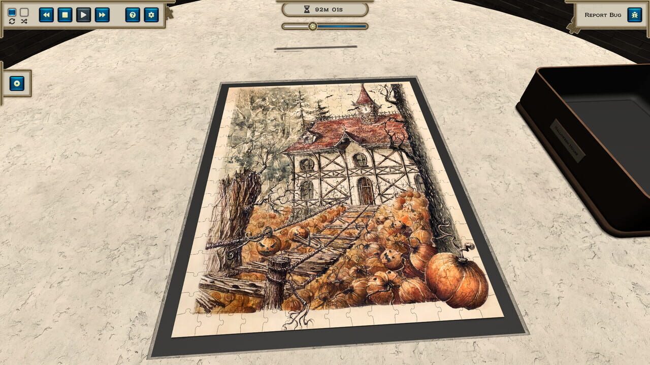 Masters of Puzzle: Halloween Edition - Pumpkin Garden House Image